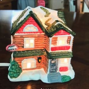 Post office Christmas village house
